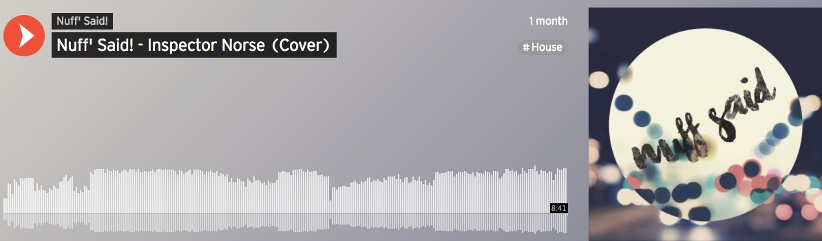 Todd Terje - Inspector Norse (Nuff' Said! Covers)